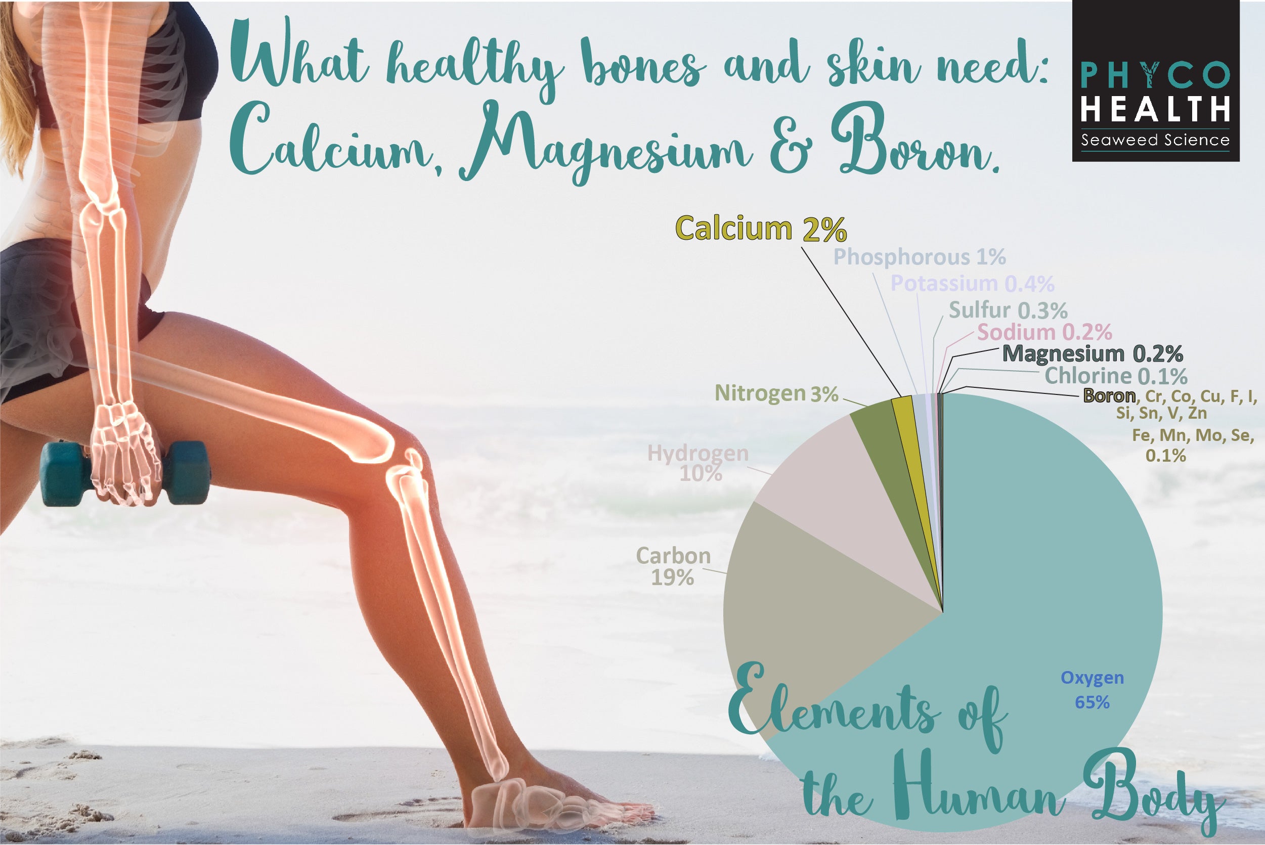 Body. Calcium Calcium for skin and bones with SeaFibre-CAL