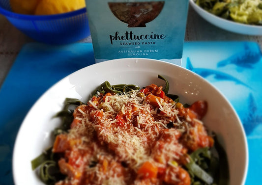 Bolognaise ala Betty - Phettuccine with tomato based sauce