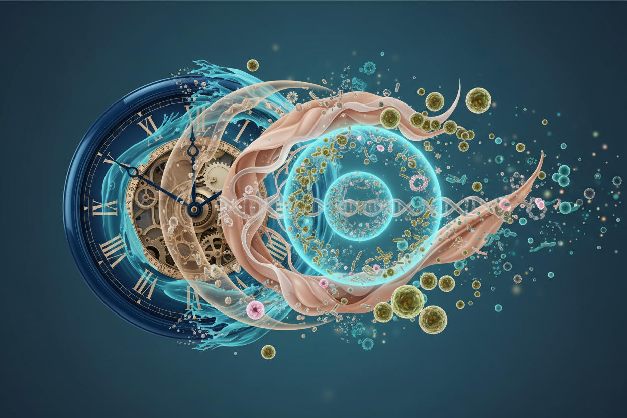 Maybe it is your Microbial Age that counts....