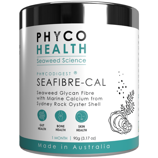 SEAFIBRE-CAL Seaweed fibre and Sydney Rock Oyster Shell Calcium