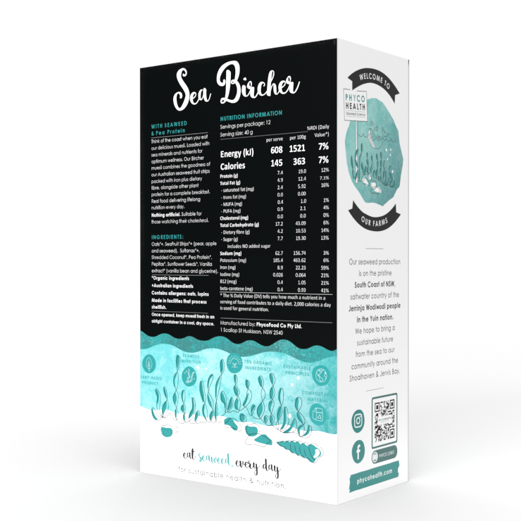 SEABIRCHER seaweed bircher muesli