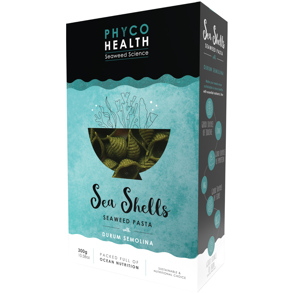 SEA SHELLS seaweed pasta