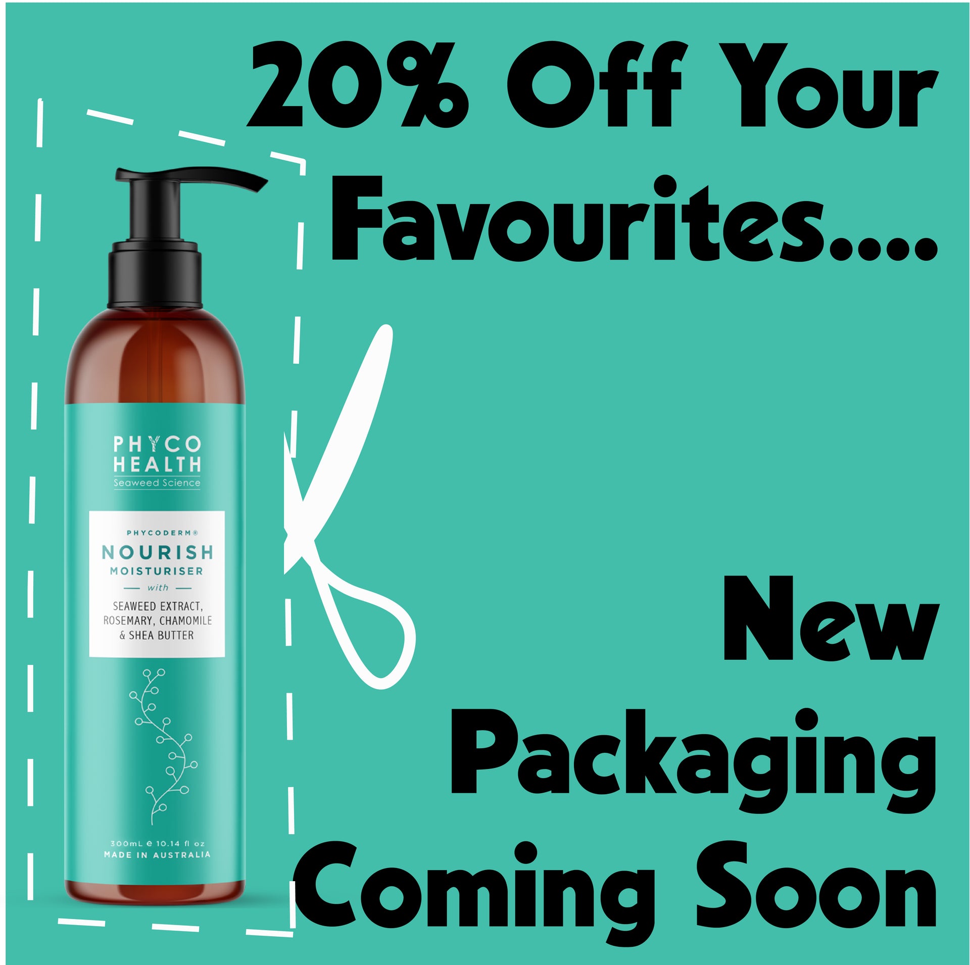 NOURISH Moisturiser with Seaweed Extract