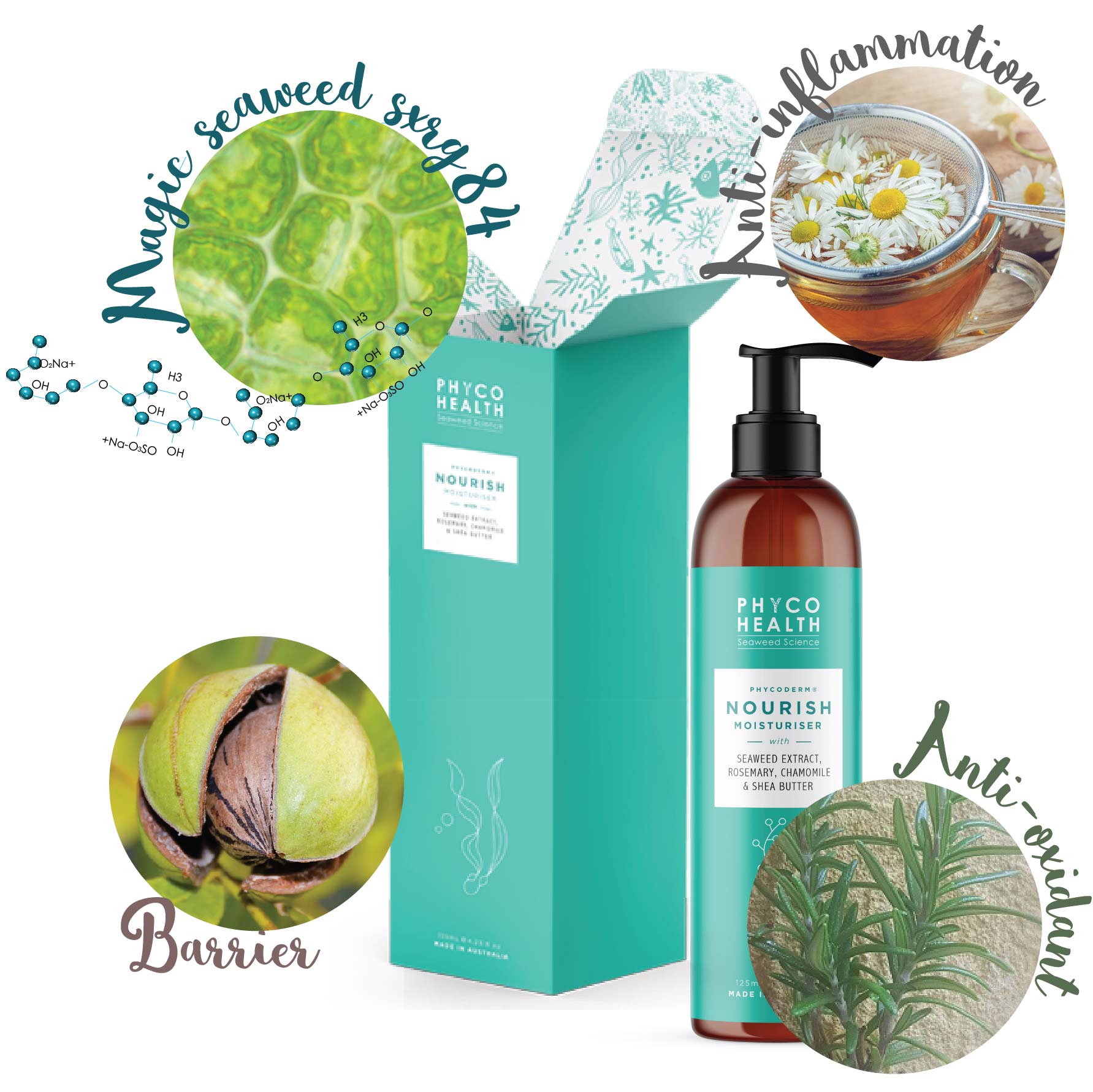 NOURISH daily moisturiser with seaweed extract
